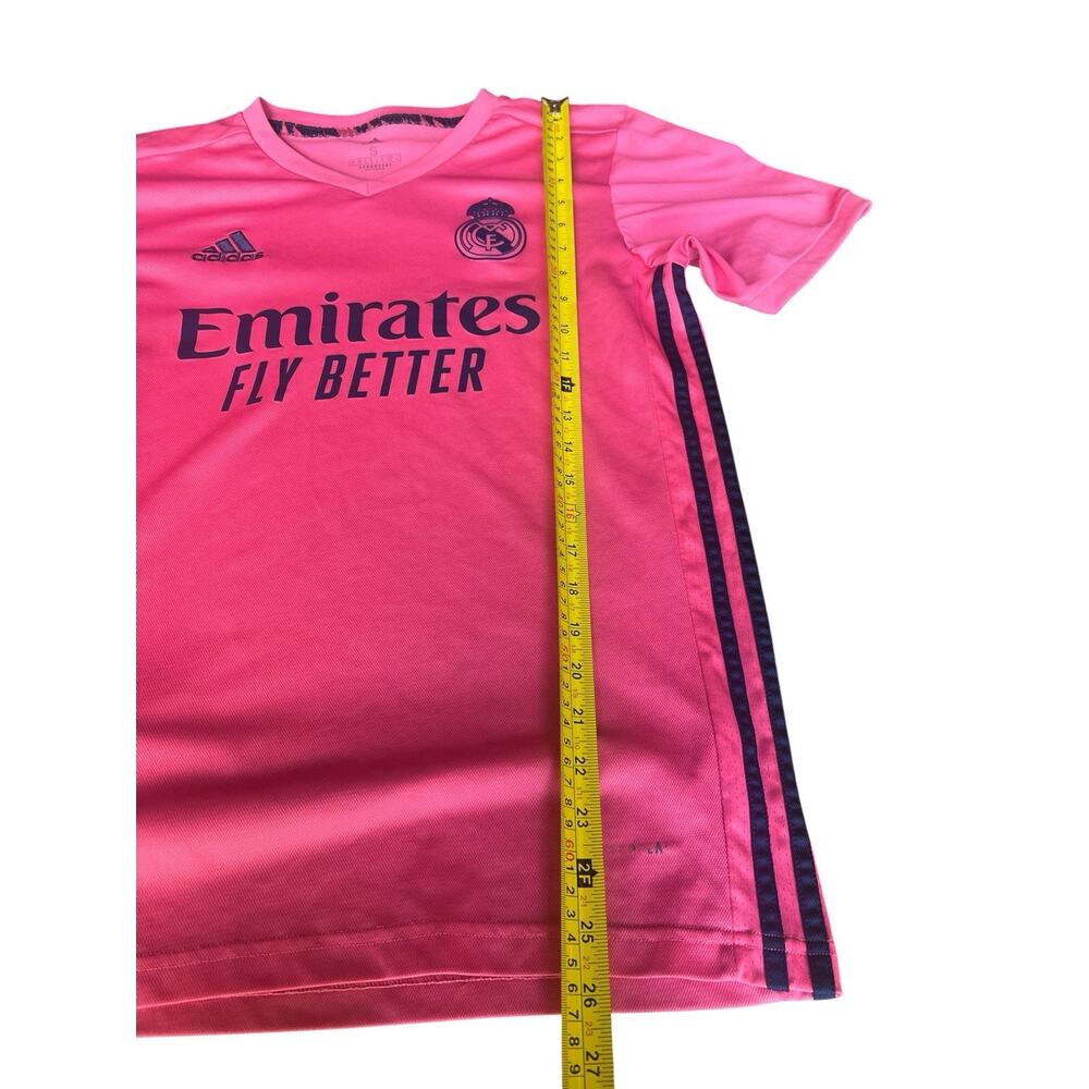Adidas Men Football Shirt Jersey Real Madrid Away 2020 2021 Pink Size Small - Picture 3 of 8